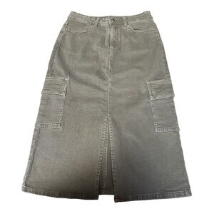 Michael Kors Cargo Jean Skirt